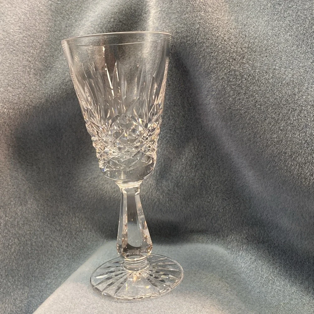 2-Elegant Waterford Crystal Sherry Glasses Kenmare Pattern